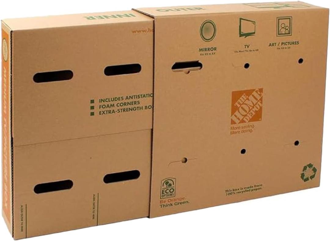 The Home Depot 65 lb. TV Box