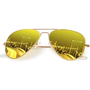 KALIYADI Classic Aviator Sunglasses for Men Women Driving Sun glasses Polarized Lens UV Blocking KALIYADI Classic Aviator Sunglasses for Men Women Driving Sun glasses Polarized Lens UV Blocking