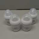 Philips Avent Natural Baby Bottles with Natural Response Nipples (Slow Flow, Flow 2), 4oz, 4-Pack, SCY900/04