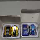 Aimery Collision Transforming Dinosaur Car Toy, 2 Magnetic Cars Convert into Dinosaur Toys,Dino Robot Toy, Boys Toys,Kids Toys, Party Birthday for Kids (Gold Blue)