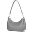 KKXIU Shoulder Bag for Women Cute Hobo Purses and Handbags Retro Clutch Underarm Purse (Gray)