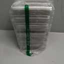 100 Pack 12 Count Plastic Egg Cartons - Bulk Cheap Clear Reusable Egg Containers for Chicken Eggs, Dozen Egg Storage Solutions.