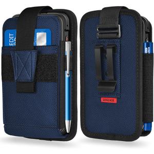 Scanner Holster Compatible with Zebra TC75x, TC75, TC70x, TC70, TC72, TC77 Handheld Barcode Touch Mobile Computer,Scanner Case Holder with Belt Clip and Safety Strap, Blue