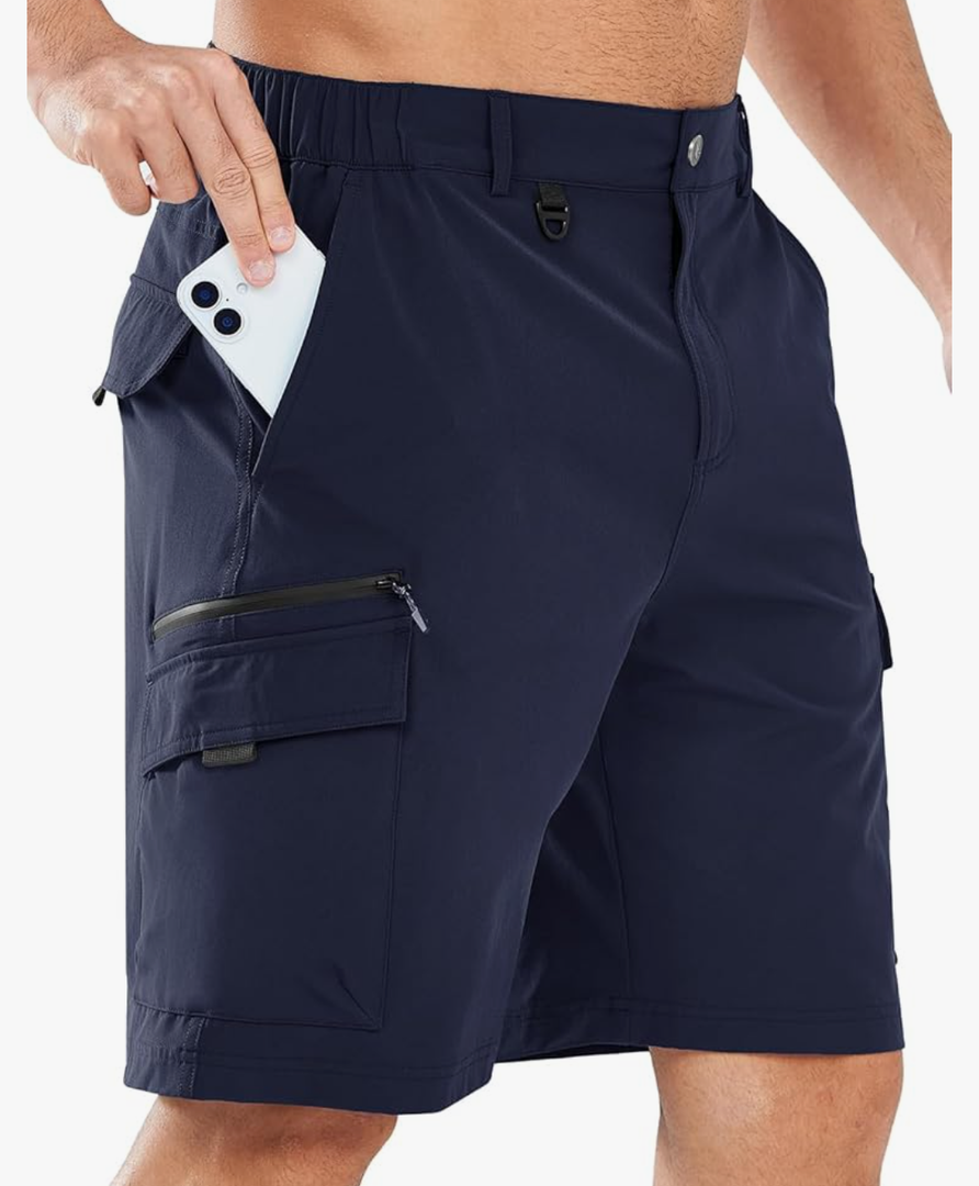 NORTHYARD Men's Cargo Hiking Shorts 9" Lightweight Outdoor Tactical Work Camping Sport Golf Casual Travel Fishing Multipocket Size XL