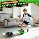 Soccer Robot, Indoor Soccer Game with Soccer Tracker & Speed Model for Kids | Indoor Soccer Training Equipment, Soccer Toys for Kids 3+ Years Old, Xmas Gift, Green