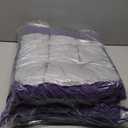 ChezMax Floor Pillow & Cushion, Large Meditation Chair Cushions, Thick Square Seat Pad, Soft Velvet Tufted Seating Pouf for Indoor/Outdoor Yoga Bench Rocking Chair Room Tatami Sofa, Purple 20" x 20" (Pack Of 2)