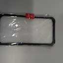 Cricket Icon 3 Case(3rd Version)/At&t Motivate 2 Case(2nd)/Cricket Splendor Case w/Tempered Glass Screen Protector Protective Cover Black