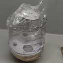 Sharper Image UHT1-SI Ultrasonic Cool Mist Humidifier, 0.4 Gallon (1.5L) Water Tank, 2 Settings, Auto Shut-Off, 360 Rotatable Nozzle, Illuminated Touch Control, LED Nightlight, Ash Woodgrain