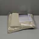 ChrisDowa Grommet Room Darkening Curtains for Bedroom and Living Room - 2 Panels Set Thermal Insulated Blackout Curtains (Beige, 42W x 63L)