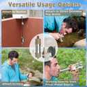 Miniwell L630 Portable Water Filter with Upgraded Vacuum Packaging - 25 Year Storage, Long Lasting and Versatile Usage Options, Single