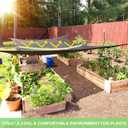 Mklsit Garden 70% Shade Cloth, 10 x 20 FT Black Sun Shade Net, Mesh Sun Shade Tarp with Reinforced Brass Grommets, Sunblock Shade Cloths for Plants Cover, Greenhouse, Patio, Chicken Coop, Tomatoes