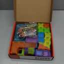 Ronqs 250 PCS 3D STEM Educational Magnetic Tiles for Kids Magnetic Blocks for Kids Magnetic Building Blocks Set