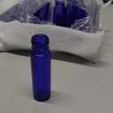 Domensi 30 Pcs Essential Oil Bottles, 10 ml Glass Bottle with Stainless Steel Roller Ball and Cap for Travel, Perfume, Lip Balm, 2 Funnels, 0.5 ml Dropper(Cobalt Blue)