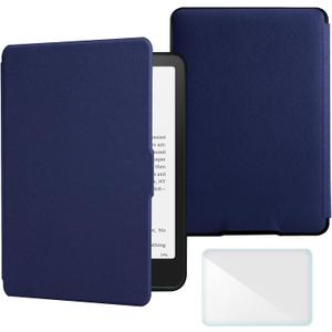 Smart Case Compatible with Kindle Paperwhite 5th/6th/7th Generation e-Reader (2012-2018 Released - Model No:EY21 & DP75SDI), Includes a Screen Protector - Premium PU Leather Cover with Auto Sleep/Wake