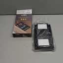 Bostitch Konnect Under Desk Drawer, Self-Adhesive Slide Out Storage Organizer with 4 Customizable Dividers, 2-Pack (Black)