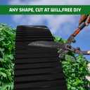 2 x SnugNiture Corrugated Metal Garden Edging,6" x 20' Sturdy Lawn Edging Border,Landscape Edging Border for Lawn, Flower Bed,Garden and Yard (Silver)