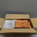 Pinkunn 4 Pcs Floating Shelves for Wall Rustic Wall-Mounted Natural Wooden Shelves Solid Wood with Live Edge Design Bathroom Bedroom Kitchen Storage Living Room Decor Nursery Shelf(4 Pcs,Small)