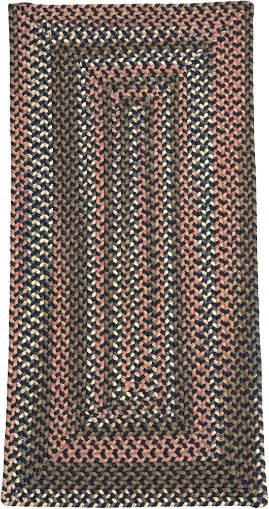 Colonial Mills Durban Braided Multi Runner - Navy Pier 30" x9'