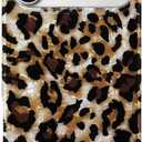 J.west Compatible with iPhone 17 Pro Case,Luxury Sparkle Translucent Clear Vintage Leopard Print Soft Silicone Cover for Girls Women Protective Phone Case for iPhone17Pro 6.3 inch Cheetah (Bling)