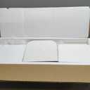 7 Tier Wall Shelf Unit White Floating Shelves for Wall, Decorative Lack Shelf for Storage Curved Edges, Tall Vertical Display Shelf for Bedroom, Vanity, Living Room, Book Shelves