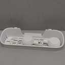 Shower Spice Stand, Bathroom Organizer, Storage Basket, No Drill, Removable Vacuum Suction Cup