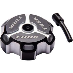 Tusk Billet Aluminum Gas Cap, Clarke Fuel Tanks Black Machined