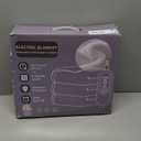 Heated Blanket 50"x60" Electric Throw Blanket with 5 Heat Settings, 10H Auto-Off, Soft Wave Fleece for Couch, Bed & Office, ETL Certified