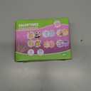 Valentines Day Gifts for Kids, 32 Pack Mini Bubble Wands with Valentines Animal Themes Greeting Cards for Kids, Valentine's Day School Prize Party Favor, Classroom Exchange Gift Set