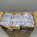 PRAKI Airtight Food Storage Containers Set with Lids - 24 PCS, BPA Free Kitchen and Pantry Organization, Plastic Leak-proof Canisters for Cereal Flour & Sugar - Labels & Marker (Black)