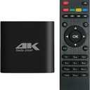 4K Media Player for USB Drive & MicroSD, Ultra HD Digital Signage Player with HDMI/AV Output, H.265 H.264 MKV MP4 Video, MP3 Music, JPG Photo, Auto Play & Resume, Loop Playback