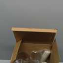 Yuxung 6 Sets Wedding Table Centerpiece Accessories Including 159 Pieces Natural Ostrich Feather Bulk Plastic Vases and Beads Necklaces for Wedding Home Party Centerpiece Supplies(Black)