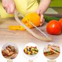 2 x Zerymhan Sourdough Bread Knife Slicer, Bread Bow Knife for Homemade Bread Sourdough,16" Sourdough Bread Cutter,Fiddle Bow Design Easy to Cutting,Bread Saw for Homemade Bread