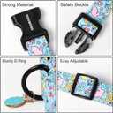 DOGWONG Easter Dog Collar-Cute Blue Easter Bunny Dog Collar, Easter Egg &Rabbit Pet Collars Puppy Collar Gifts with Quick Release Buckle for Girl&Boy Dogs,L