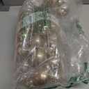 Sea Team 60mm/2.36" Shatterproof Clear Plastic Christmas Tree Ball Ornaments Set, Decorative Hanging Transparent Xmas Baubles with Stuffed Delicate Decorations (30 Counts , Champagne)