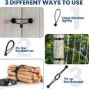 100 Pcs 6 Inch Ball Bungee Cords Tarp Tie Downs Bungee Cords with Balls Heavy Duty Outdoor Tarp Straps for Canopy Shelter Camping Cargo Tent Poles UV Resistant