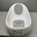 Boon Soak 3 Stage Baby Bathtub - Baby Bath Tub with Three Support Positions for Newborn to Toddlers - Color Changing Drain Plug for Ideal Bath Temperature - Gray - Ages 0 to 18 Months and Up