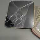 Travel Cosmetic Organizer with Full Screen Mirror, Portable Dual Zipper Makeup Bag and Hanging Hook Travel Makeup Organizer Case for Travel Punk