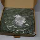 6FT Christmas Garland PARTY JOY Pine Garland with 9.8FT LED String Lights, Greenery Plant for Christmas Decorations Table Mantle Background Wall Room Outdoor Indoor Winter Decoration