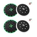 2 Pack Upgraded 202460 6" Back-up Hard Sanding Pad 17/48-Hole Sanding Pad Discs Replacement Fit ETS 150/3 EQ. ETS 150/5 EQ, ETS EC 150/3 EQ, ETS EC 150/5 EQ Grinder Accessories Finish Sander
