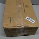 Adeeing 24 Inch Prelit Artificial Tabletop Mini Christmas Tree with Lights, Small Green Frosted Christmas Trees with Burlap Base, Miniature Pine Christmas Trees Decoration, 2 Ft