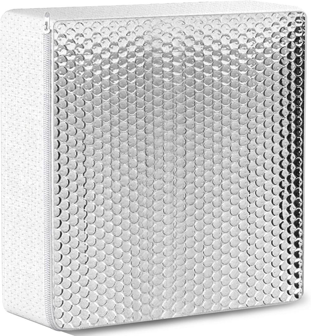 1 Pack RV Vent Insulator and Skylight Cover 14″x14″x3″ with UV Protection Layer Reduce Heat Transfer & Increase A/C Efficiency RV Accessories for Vent Inside Camper Trailer