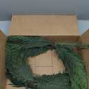 Hungdao 4 Pcs 28 Inch Christmas Artificial Cedar Swag Greenery Faux Pine Christmas Garland Swag Wreath Window Swags for Holiday Wreath Home Door Xmas Fireplace Stairs Decor