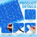 2 x Hahafelt 1 Pack 47 x 108 in Fabric Bulletin Board Roll,Bubbles, 13.8" x 11.8"