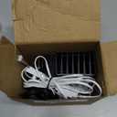 Air Blower Fan for Inflatables, 12V 0.8A Mini Airup Replacement Blower Fan with 1.0A Adapter and 3 LEDs Bulbs Light for Halloween and Christmas Inflatables (IP68 Waterproof, 4500RPM, 3.8*3.8'')