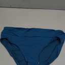 Tempt Me Women Mid Rise Bikini Bottoms Full Coverage Swimsuit Ruched Scrunch Swim Bottom Size M
