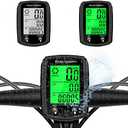 Hilceriy Bike Computer and Bicycle Odometer Wired MPH KM/H Bike Speedometer with Automatic Wake-Up Cycling Speed Tracker LCD Display & Single Mileage & Multi-Functions Accessories