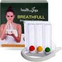 HealthAndYoga™ Deep Breathing Exerciser - Breath Exercise System