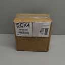 GICOOL 8" x 2" Solid Rubber Flat-Free Tire and wheel, with Ball Bearings and 1/2 Axle Bore Hole, 2" Offset Hub, For Hand Truck Dolly Trolley Garden Wagon Cart Generator Replacement Tire, 2 Pack