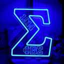 B Fraternity Neon Signs Dimmable 1914 Sigma Greek LED Neon Lights for Wall Decor, Sigma Fraternity Neon Lights with USB Power Paraphernalia LED Signs for Birthday Party Decor