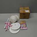 Wig Stand 2 Pack Adjustable Height Wig Holder Stands Non-Slip Portable Wig Head Holders Sturdy Plastic Wig Head Stand for Multiple Wigs and Hats Styling Drying Display (White)